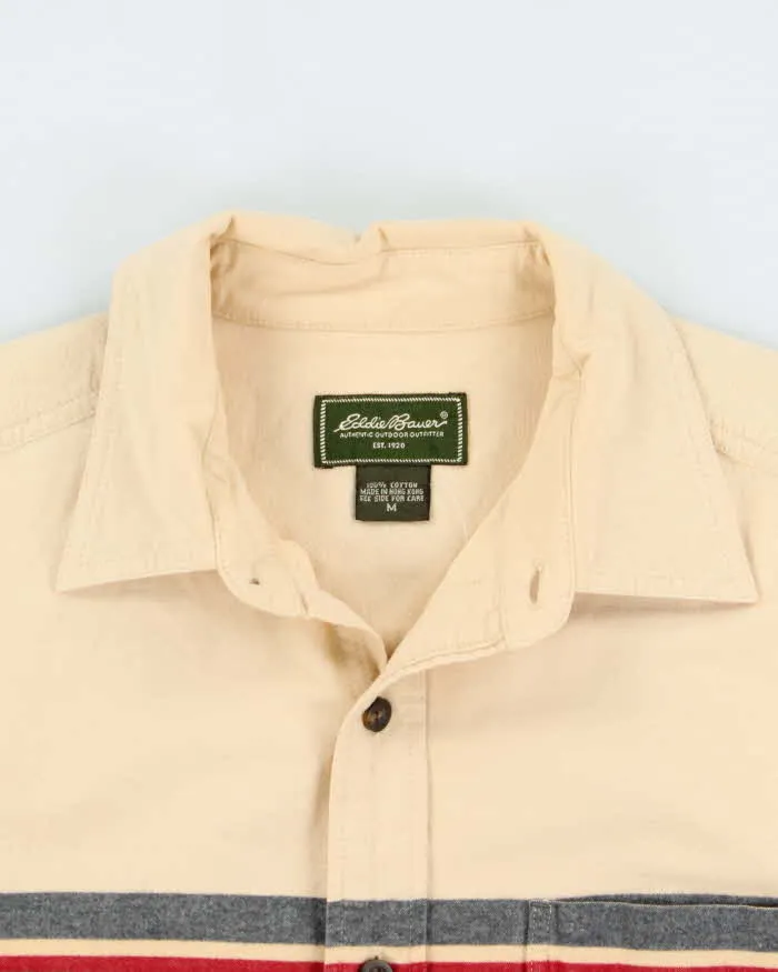 Vintage 00s Eddie Bauer Cream Over-Shirt - M sold by Rokit product image thumbnail 3