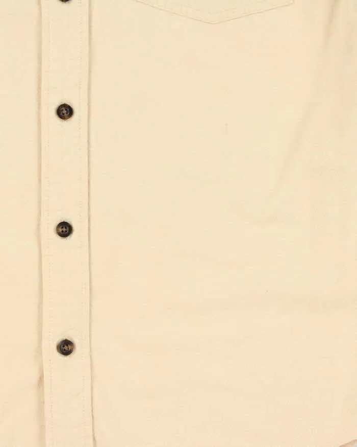 Vintage 00s Eddie Bauer Cream Over-Shirt - M sold by Rokit product image thumbnail 5