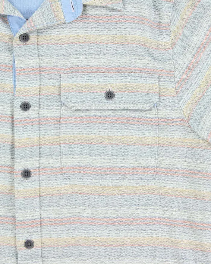 Vintage Marmot Grey Striped Flannel Shirt - M sold by Rokit product image thumbnail 4