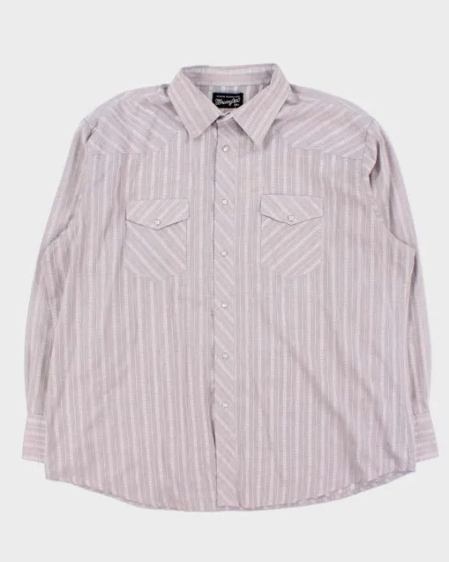Vintage 1980s Wrangler Long Sleeve Western Shirt - XXL sold by Rokit