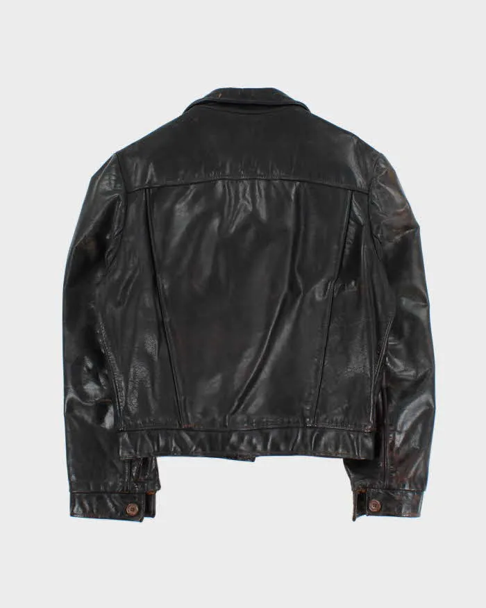 Vintage 1930s Horsehide Leather Moto Biker Jacket - M sold by Rokit product image thumbnail 2