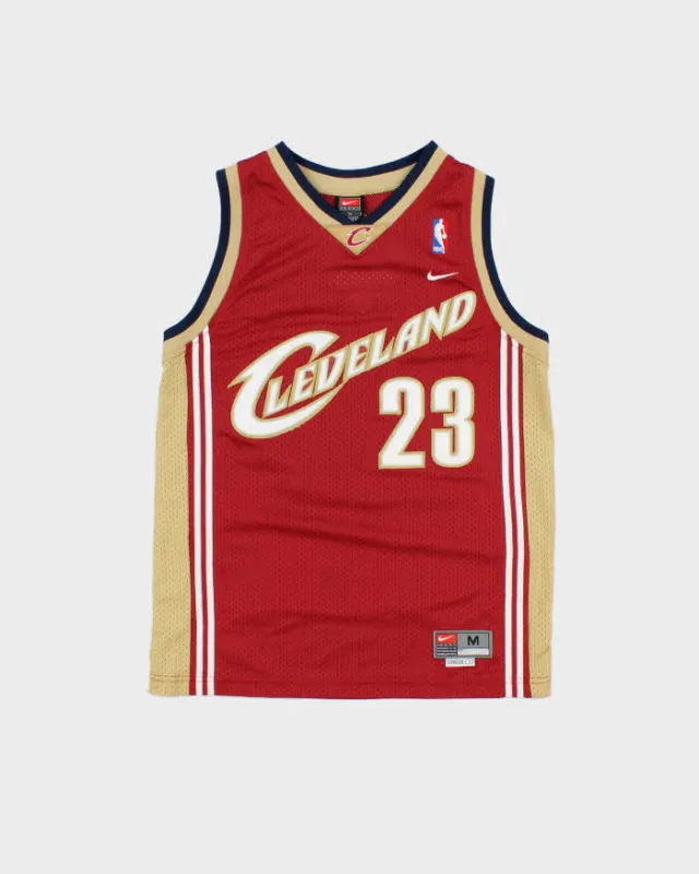 Vintage 00s Nike Cleveland Cavaliers Lebron James 23 NBA Basketball Jersey - M sold by Rokit