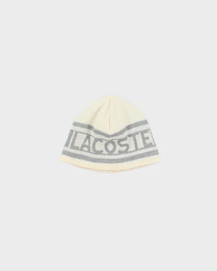 Vintage Y2K 00s Lacoste Reversible Skull Cap Beanie - One Size sold by Rokit product image thumbnail 4