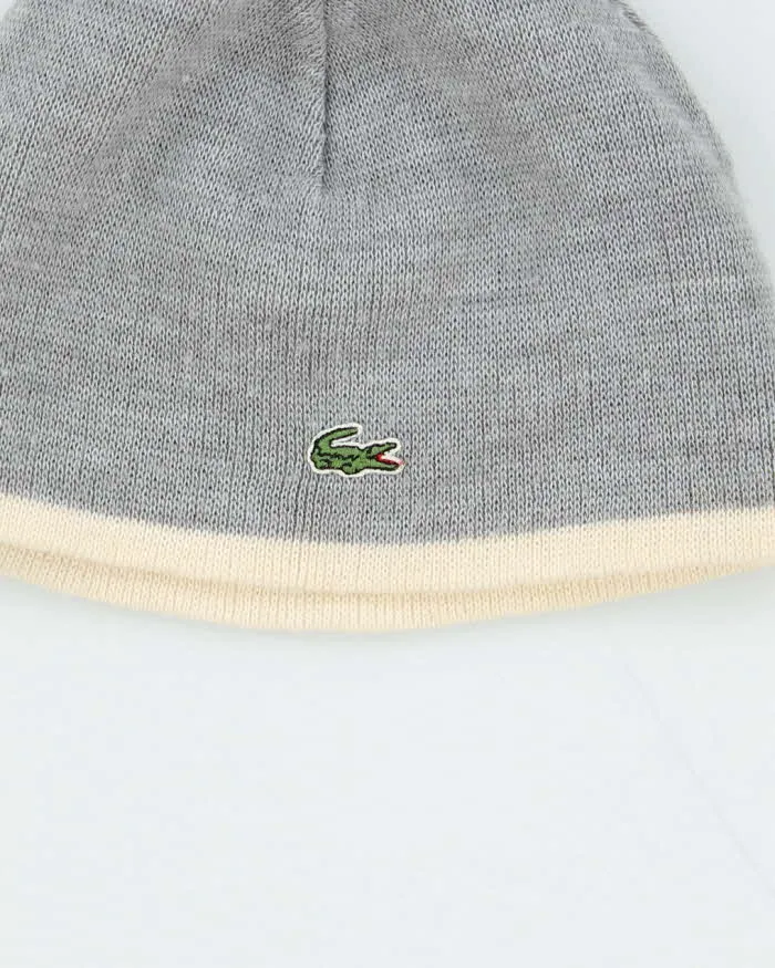 Vintage Y2K 00s Lacoste Reversible Skull Cap Beanie - One Size sold by Rokit product image thumbnail 3