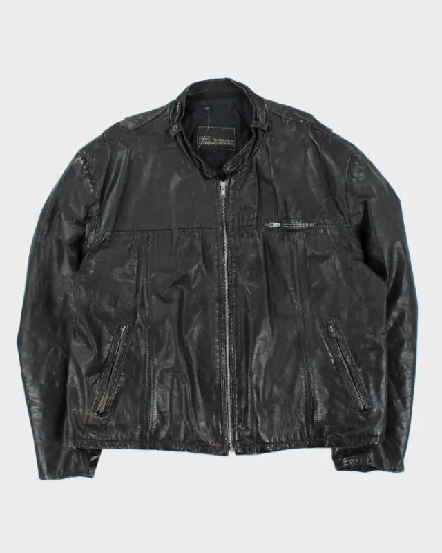 Vintage 70s/80s Sears Leather Jacket - XL sold by Rokit