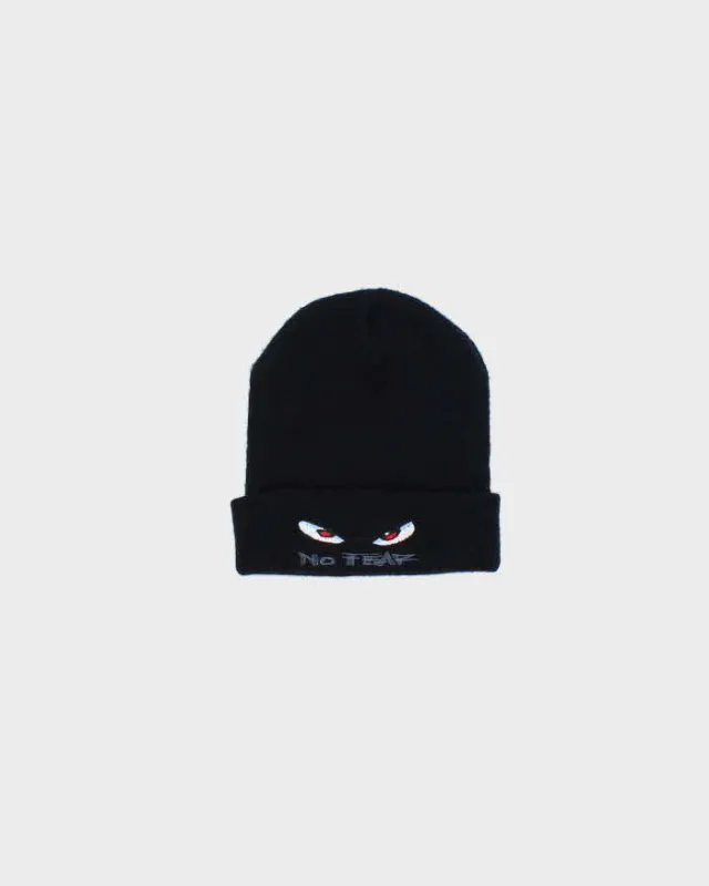 Vintage Y2K 00s No Fear Black Beanie - One Size sold by Rokit