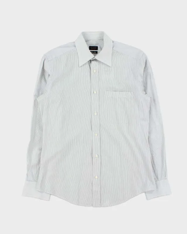 Vintage 00s Valentino Roma Striped Long Sleeve Button Down Shirt - L sold by Rokit