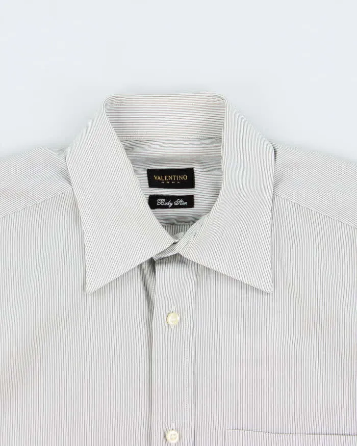 Vintage 00s Valentino Roma Striped Long Sleeve Button Down Shirt - L sold by Rokit product image thumbnail 3