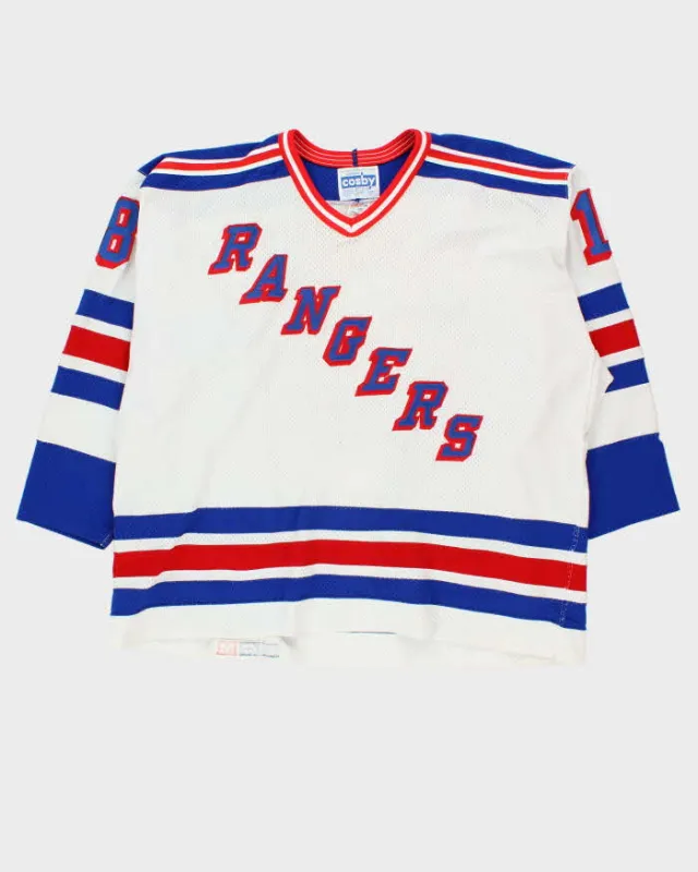 Vintage 1980s CCM Cosby New York Rangers Jersey - XXL sold by Rokit