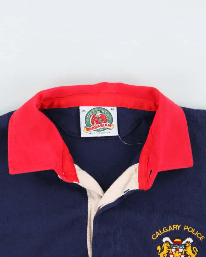 Vintage 1990s Barbarian Rugby Wear Calgary Police RC Rugby Shirt - XL sold by Rokit product image thumbnail 3