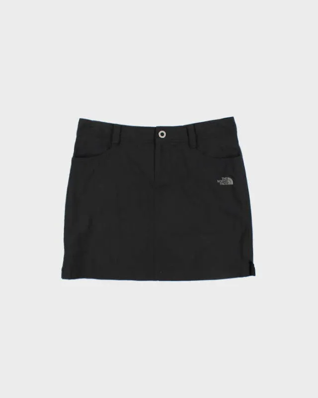 Vintage Women's The North Face Black Utility Mini Skort Skirt - W32 sold by Rokit