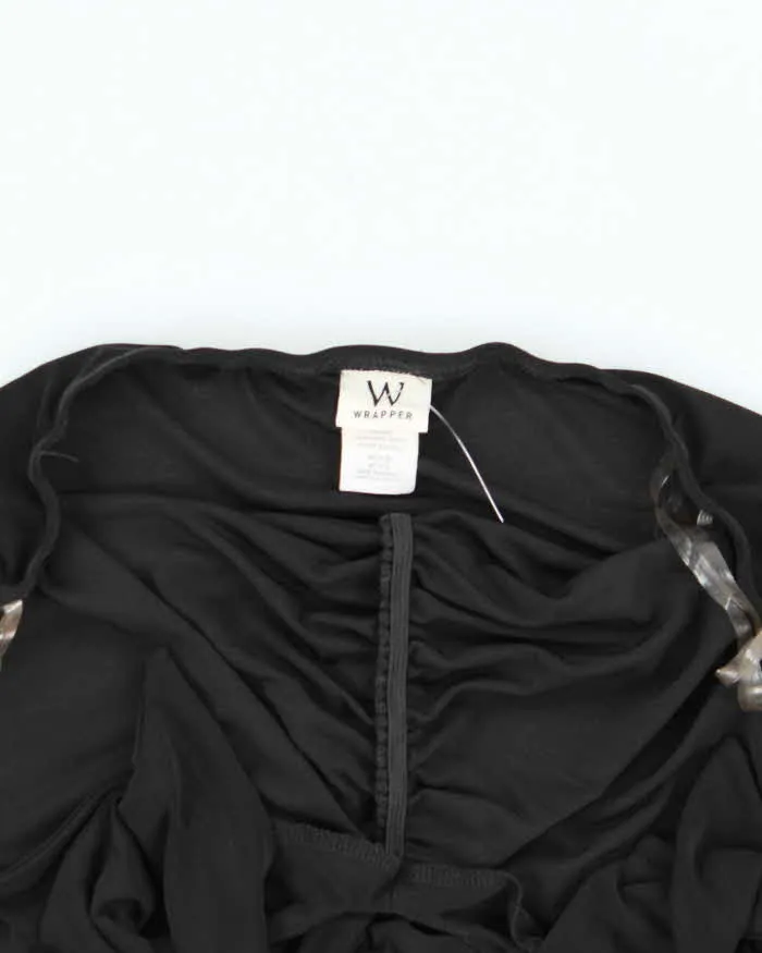 Vintage Y2k 00s Wrapper Collared Ruched Halter Top - M sold by Rokit product image thumbnail 3