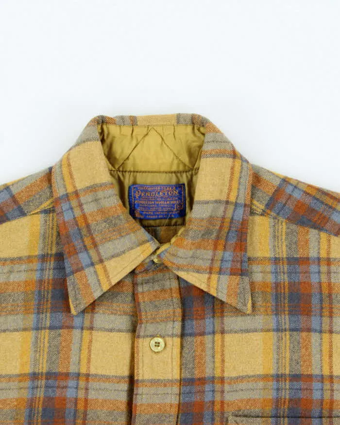 Vintage 1960s Pendleton Wool Flannel Short-Sleeve Shirt - M sold by Rokit product image thumbnail 3