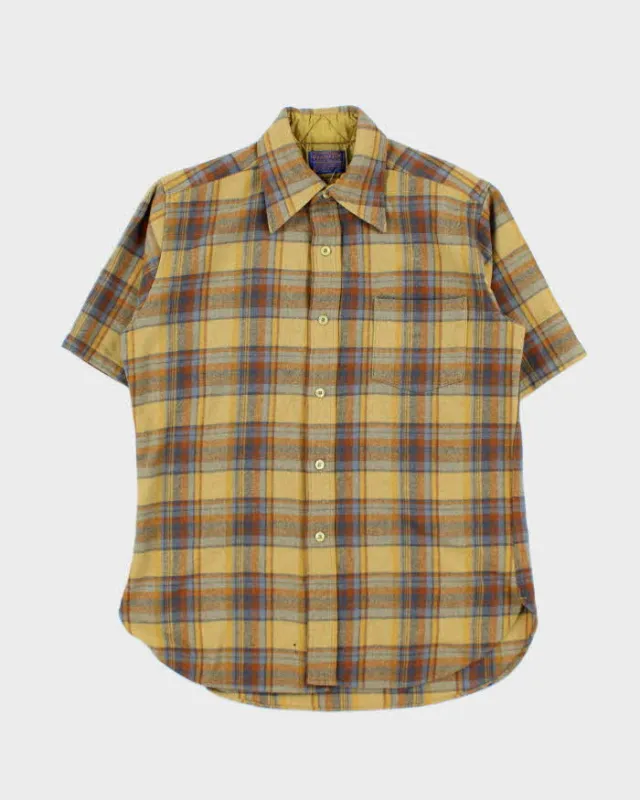 Vintage 1960s Pendleton Wool Flannel Short-Sleeve Shirt - M sold by Rokit