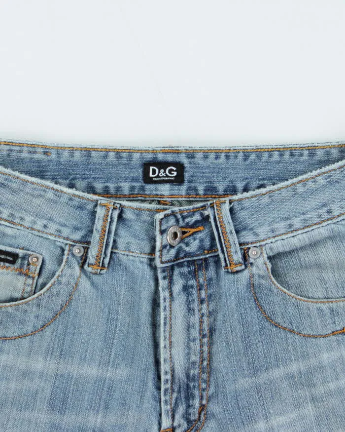 Vintage Y2K 00s D&G Straight Leg Denim Jeans - W32 L28 sold by Rokit product image thumbnail 3