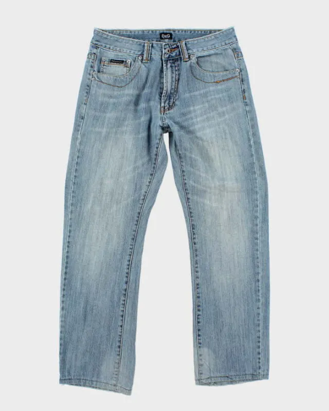 Vintage Y2K 00s D&G Straight Leg Denim Jeans - W32 L28 made by Dolce & Gabanna