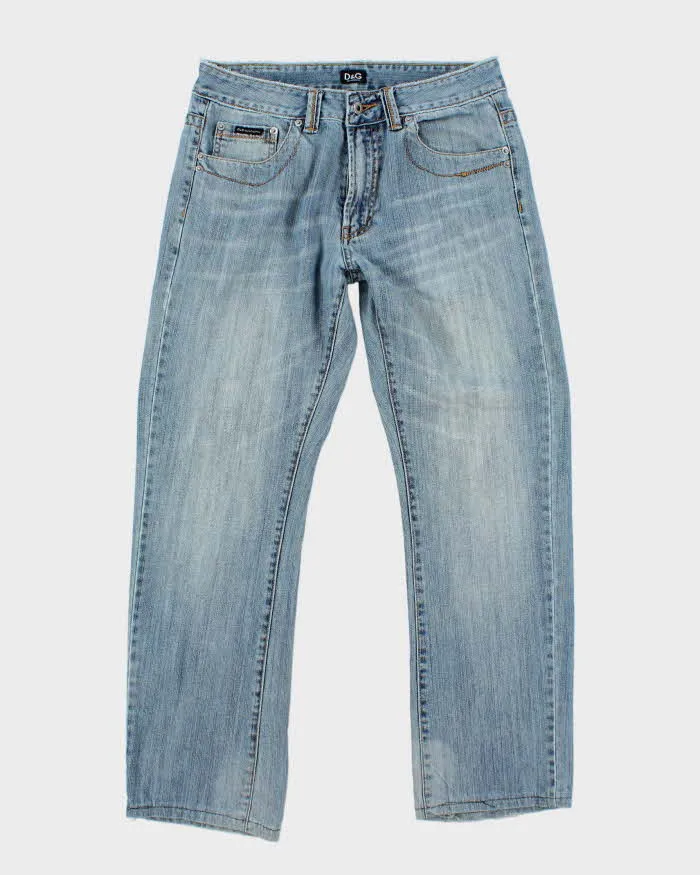 Vintage Y2K 00s D&G Straight Leg Denim Jeans - W32 L28 sold by Rokit