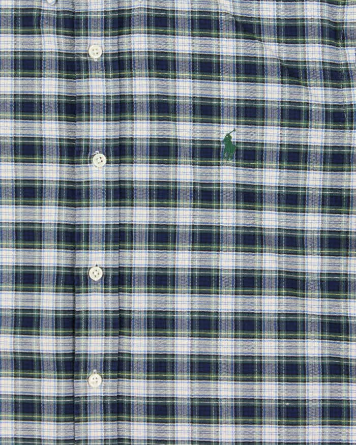 Vintage 1990s Polo Ralph Lauren Tartan Oversized Long Sleeve Shirt - M sold by Rokit product image thumbnail 4