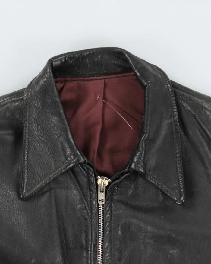 Vintage 40s/50s Leather Jacket - L sold by Rokit product image thumbnail 3