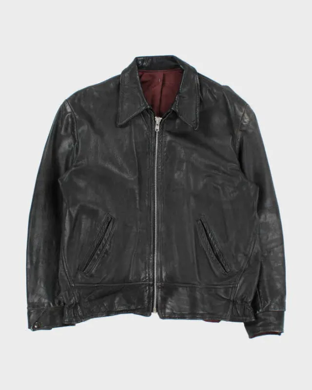 Vintage 40s/50s Leather Jacket - L sold by Rokit