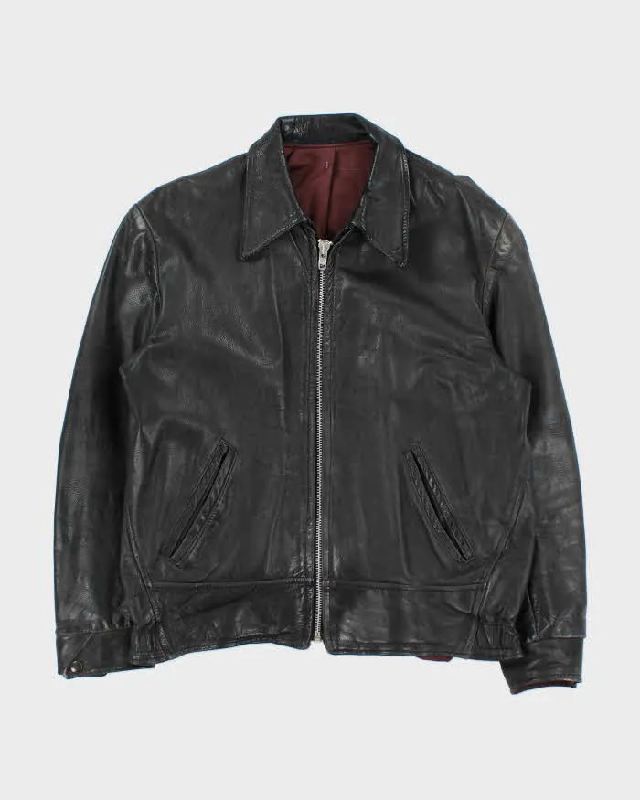 Vintage 40s/50s Leather Jacket - L sold by Rokit