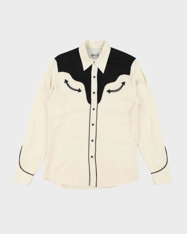 Vintage 90's H Bar C Ranchwear Long Sleeve Western Style Shirt - S sold by Rokit