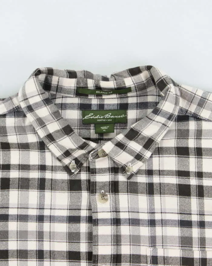 Vintage Eddie Bauer Long Sleeve Flannel Shirt - XL sold by Rokit product image thumbnail 3