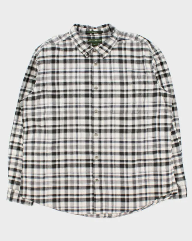 Vintage Eddie Bauer Long Sleeve Flannel Shirt - XL sold by Rokit