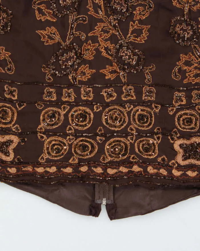 Vintage Y2k 00s Le Chateau Beaded Halter Neck Top - S sold by Rokit product image thumbnail 4