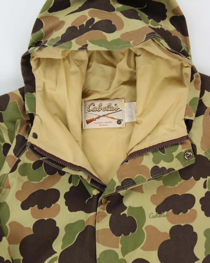 Vintage 1990s Cabela's Camouflage Gore-Tex Made In U.S.A Hooded Jacket - L sold by Rokit product image thumbnail 3