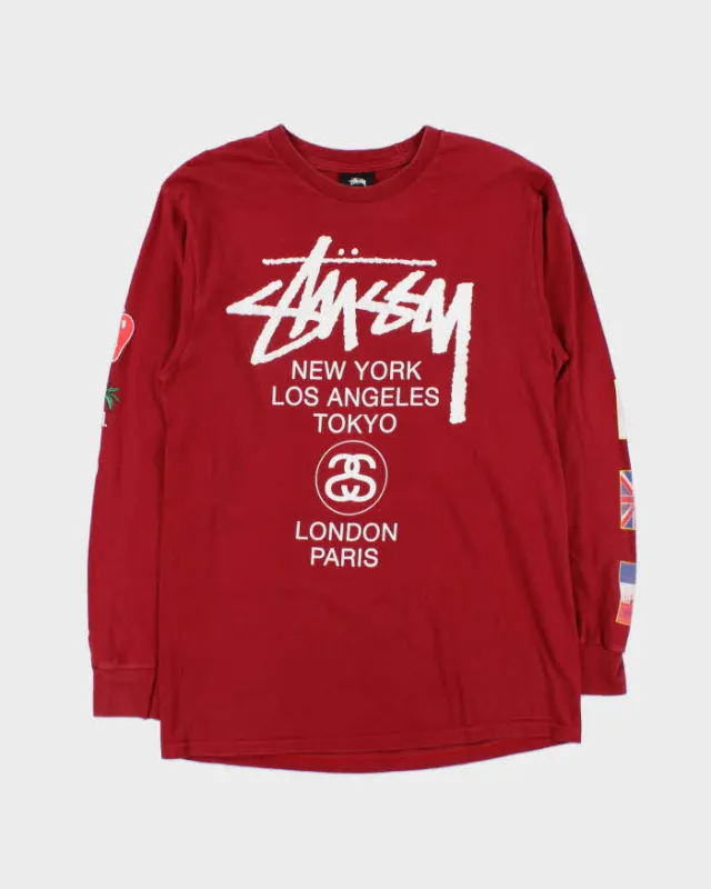 Stussy International Graphic Long-Sleeve - M sold by Rokit