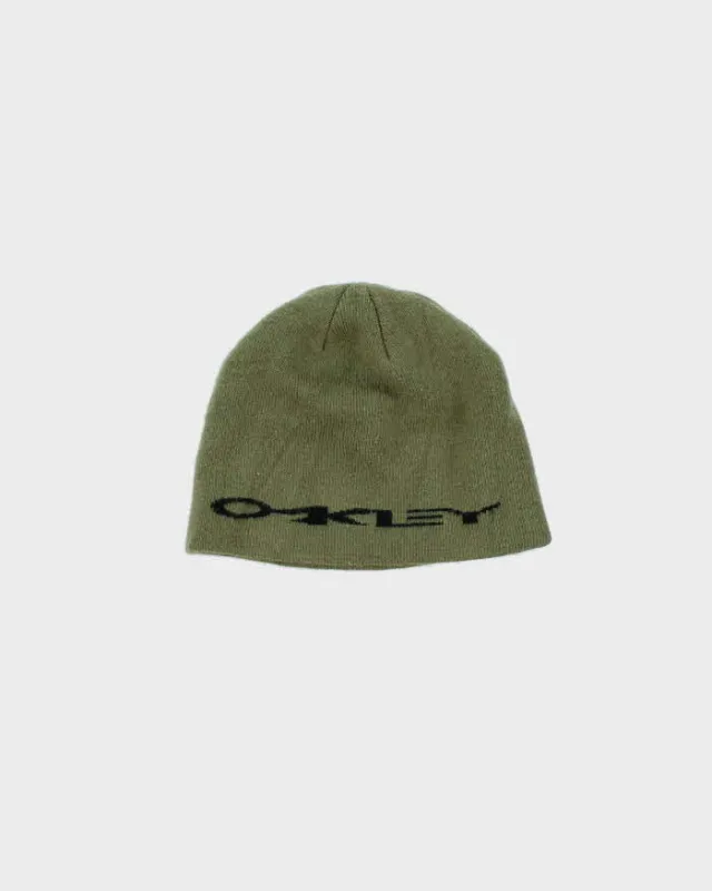 Vintage Khaki Oakley Skull Cap Beanie - One Size sold by Rokit