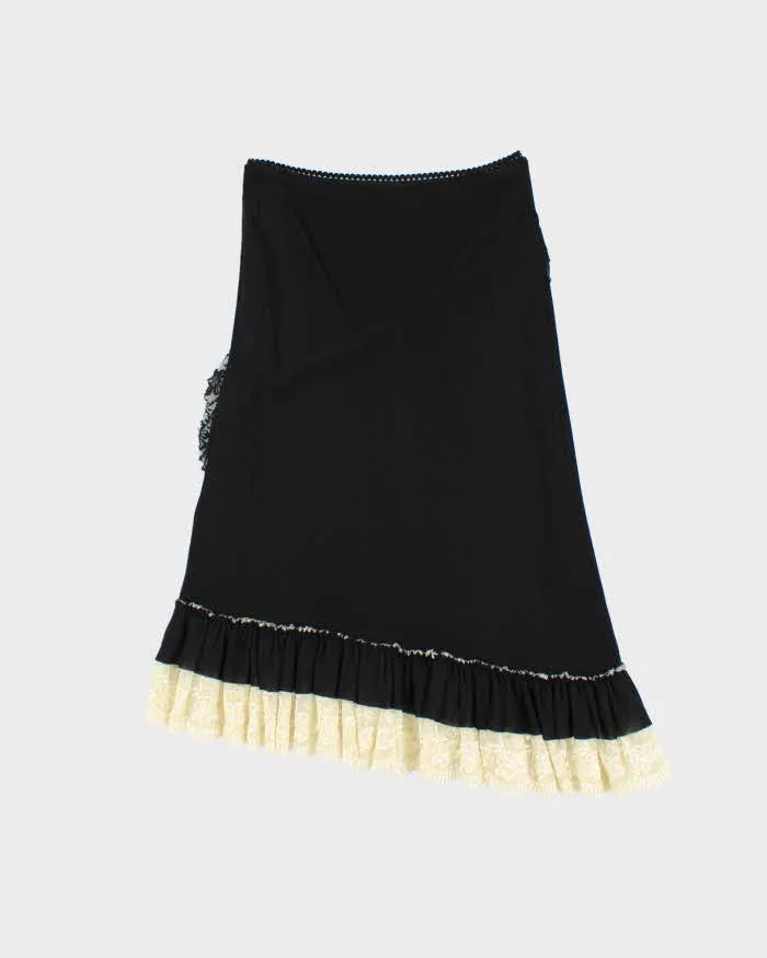 Vintage 90s 00s Quality Lace Trim Skirt - XS sold by Rokit product image thumbnail 2