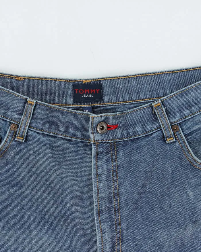 Vintage Y2K 00s Tommy Hilfiger Two-Tone Wash Wide Leg Jeans - W38 L32 sold by Rokit product image thumbnail 3