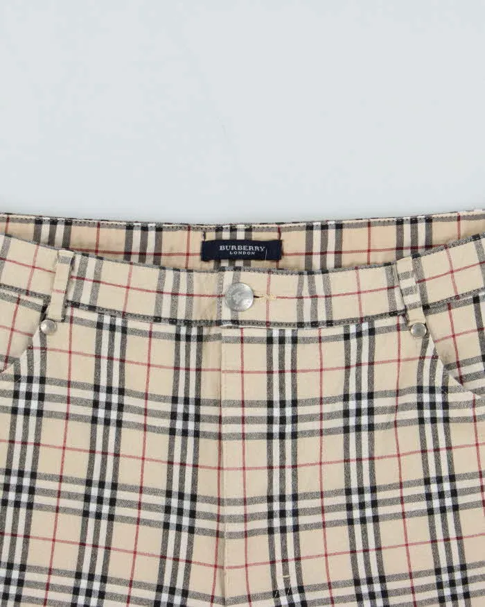 Vintage 00s Burberry Nova Check Women's Tapered Leg Trousers - W31 L27 sold by Rokit product image thumbnail 3