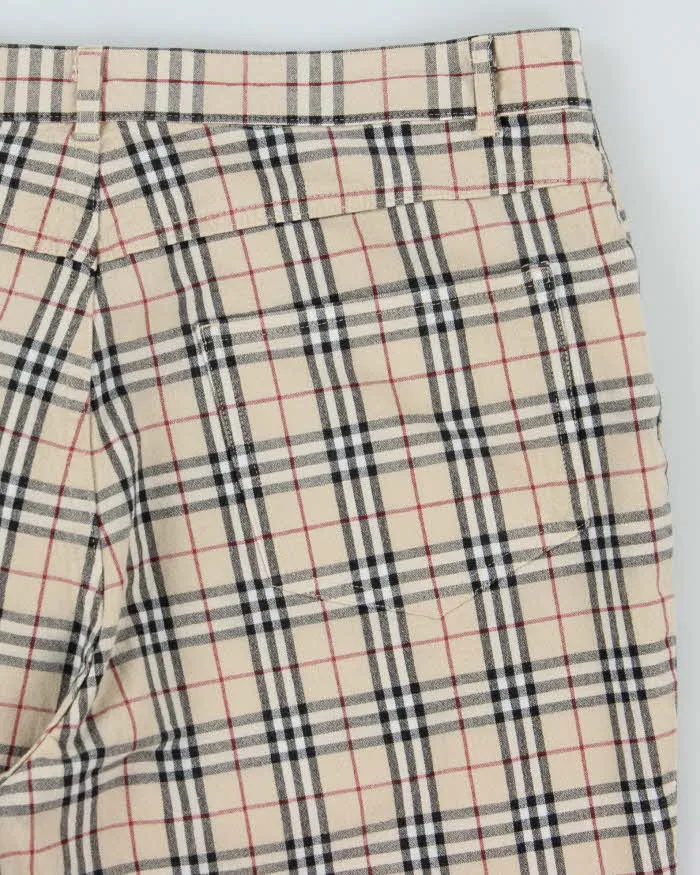 Vintage 00s Burberry Nova Check Women's Tapered Leg Trousers - W31 L27 sold by Rokit product image thumbnail 5