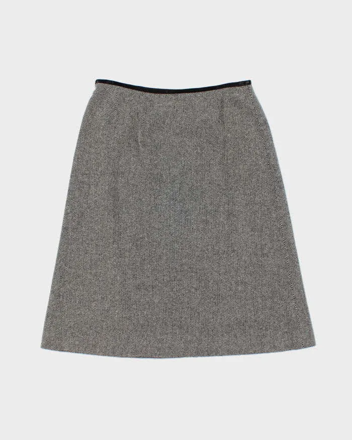 Vintage Women's Jaeger Grey Wool Two-Piece Skirt Suit - S sold by Rokit product image thumbnail 4