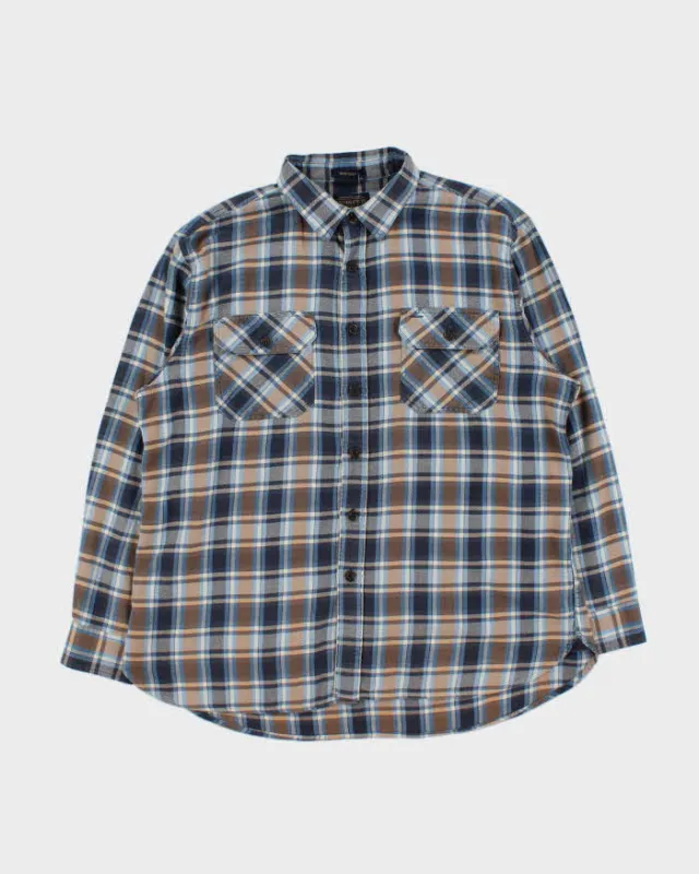 Vintage Pendleton Burnside Blue Cotton Flannel Shirt - XL sold by Rokit
