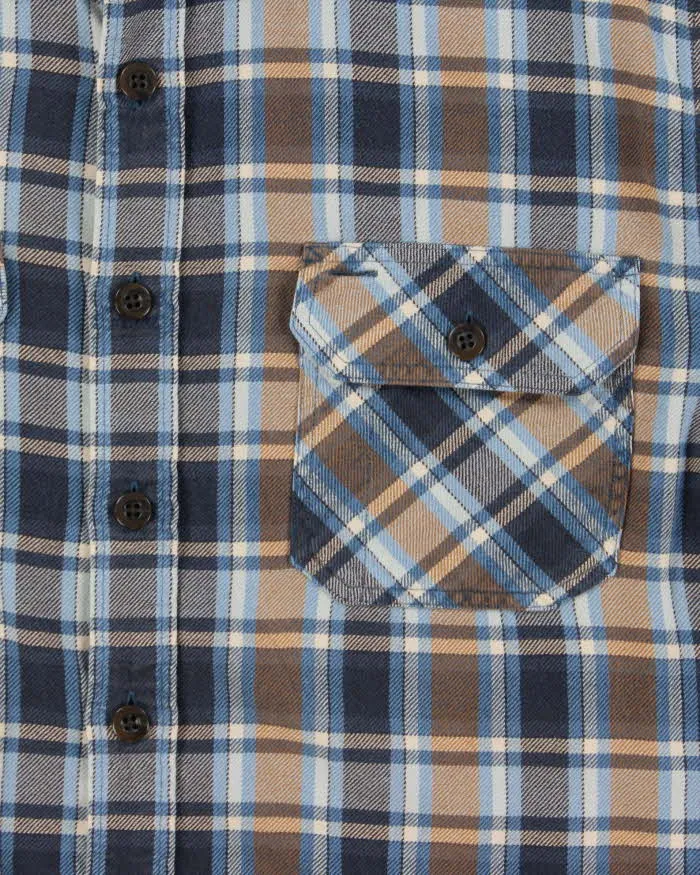 Vintage Pendleton Burnside Blue Cotton Flannel Shirt - XL sold by Rokit product image thumbnail 4