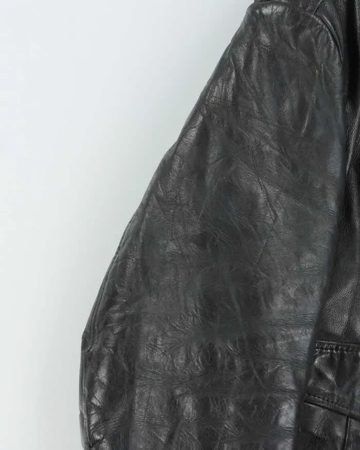 Vintage 1960s Kale Uniforms Official Chicago City Police Force Horsehide Leather Biker Jacket - XL sold by Rokit product image thumbnail 5