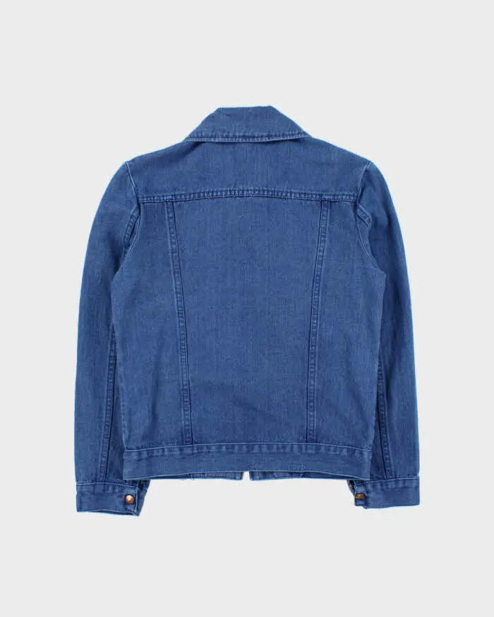 Vintage 80s Wrangler Zip-up Denim Jacket - M sold by Rokit product image thumbnail 2