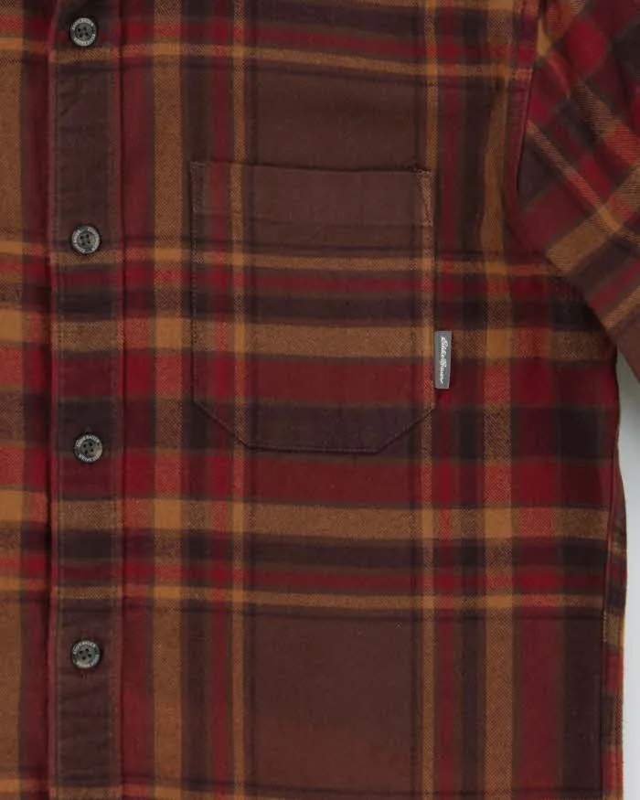 Vintage Eddie Bauer Slim Fit Flannel Shirt - M sold by Rokit product image thumbnail 4