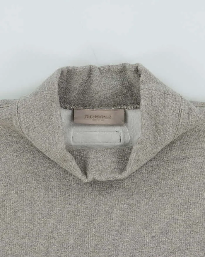 Essentials Fear Of God Grey High Neck Oversized Sweatshirt - M sold by Rokit product image thumbnail 3