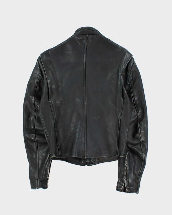 Vintage 1950s Ponyhide Belted Cafe Racer Leather Biker Jacket - M sold by Rokit product image thumbnail 2