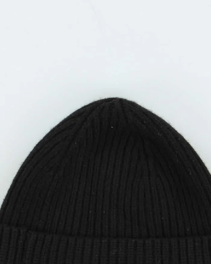 Vintage Polo Ralph Lauren Black Ribbed Wool Blend Beanie - One Size sold by Rokit product image thumbnail 4