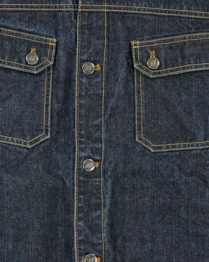 Vintage 00s DKNY Oversized Denim Jacket - L sold by Rokit product image thumbnail 4