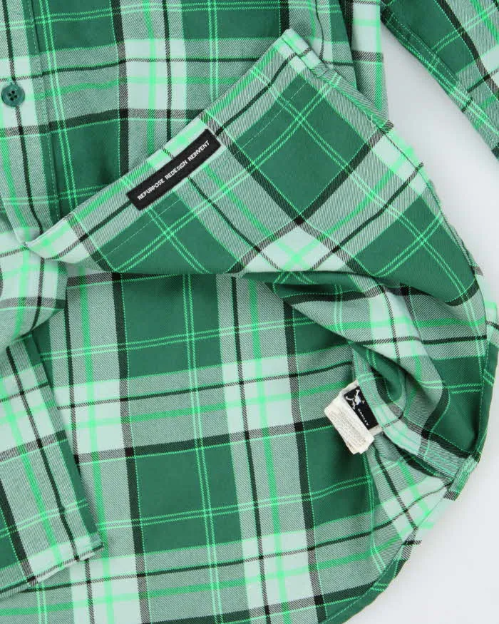 Vintage Oakley Green Oversized Flannel Shirt - M sold by Rokit product image thumbnail 5