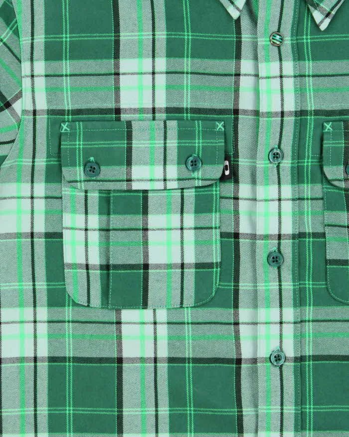 Vintage Oakley Green Oversized Flannel Shirt - M sold by Rokit product image thumbnail 4