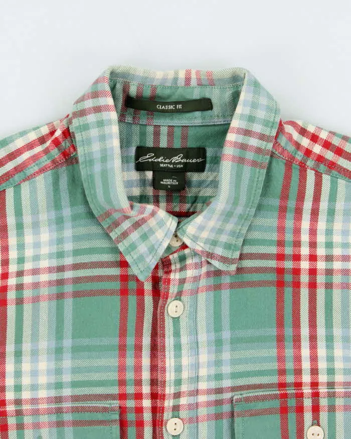 Vintage Eddie Bauer Thick Cotton Long Sleeve Flannel Shirt - L sold by Rokit product image thumbnail 4