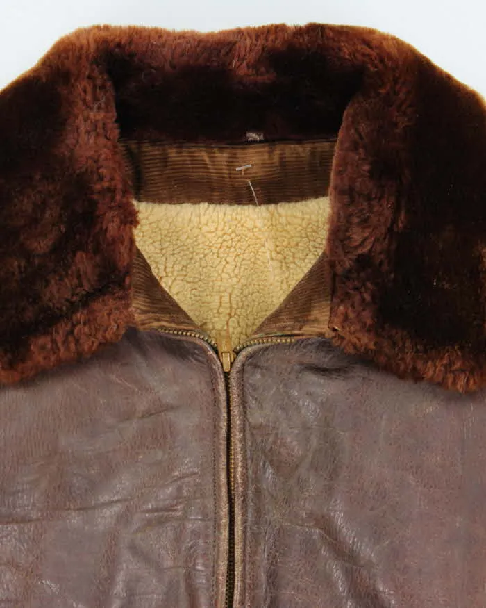 Vintage 1960s Horsehide Leather A-2 Flight Jacket - L sold by Rokit product image thumbnail 3